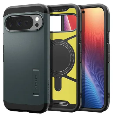 Produktbild von Spigen ACS09707, Cover, Google, Pixel 10 Pro, 16 cm (6.3"), Dunkelgrün