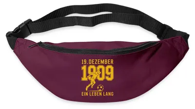 Produktbild von Spreadshirt Dortmund Gründung 1909 Ein Leben Lang Gürteltasche, One size, Burgunderrot