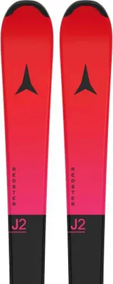 Produktbild von ATOMIC REDSTER J2 (130-150 cm) + L 6 GW Re Kinder Skiset rot 140