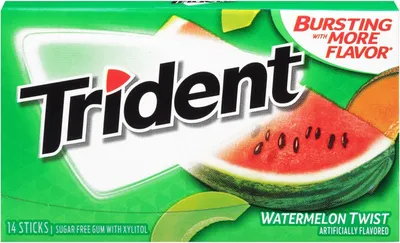 Produktbild von Trident Gum Watermelon Twist (12 x 31g)