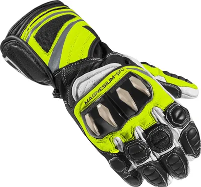 Immagine prodotto di Guanti da moto Arlen Ness Yakun Evo, nero/bianco/giallo neon, 3XL