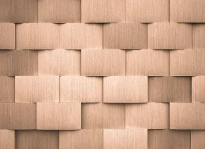 Produktbild von 3D Tapete in Metalloptik | Beige braune Metallic Fototapete aus Vlies ideal für Büro und Esszimmer | Grafische Fototapet