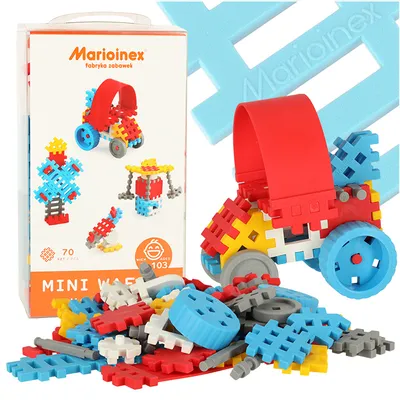 Obrázok produktu pre Stavebné kocky mini waffle boy 70 kusov
