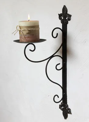 Obrázek produktu pro Nástěnný svícen 12111 Kovový svícen Nástěnný svícen 47 cm Svícen