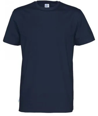 Produktbild von Cottover - T-Shirt für Herren/Damen Uni, Baumwolle ET466 (S) (Marine)