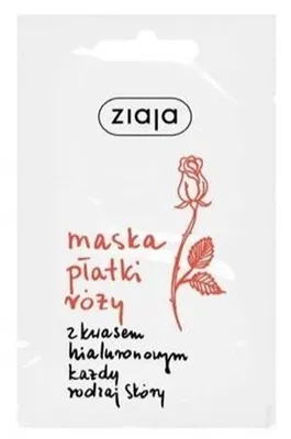 Obrázok produktu pre Růžová Maska s Hyaluronovou Kyselinou Ziaja - Mládež v 7ml