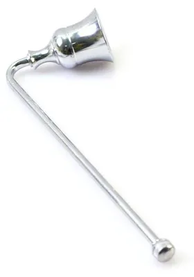 Kerzenlöscher Edelstahl, Dochtlöscher, 19 cm, silber