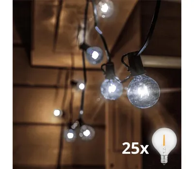 Immagine prodotto di Brilagi - Luci decorative a LED per esterni GARLAND 25xE12 20m IP44 bianco freddo