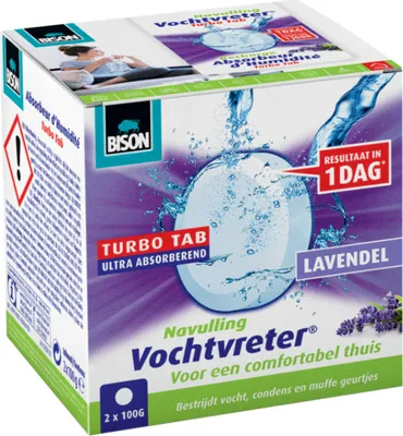 Obrázok produktu pre Bison Feuchtigkeitsabsorber Ambiance Lavender Nachfüllpackung - 2 x 100 gramov