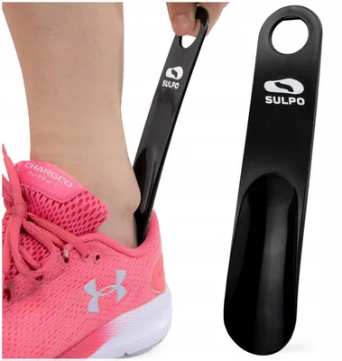 Produktbild von Sulpo 19 cm Kunststoff Schuhlöffel mit Haken