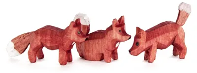 Produktbild von Reifentier Fuchsgruppe bunt Höhe 1,5 cm