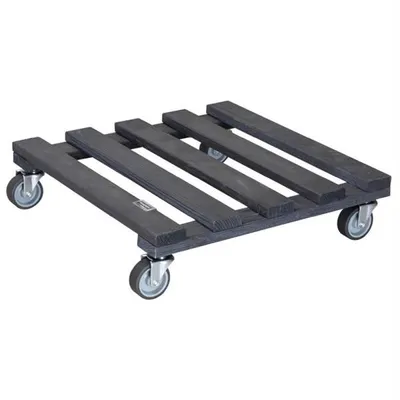 Immagine prodotto di WAGNER® design yourself 20041201 WAGNER® design yourself Pflanzenroller GH 0412 Holz anthrazit quadratisch 38,0 x 9,5 cm