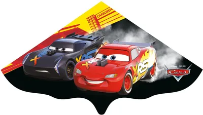 Image de Cerf-volant pour enfants Gunther Cars GU1182 Noir 115 x 63 cm