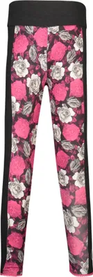 Produktbild von Mädchen Sport Leggings Schwarz – Breiter Bund & Kontrastelemente