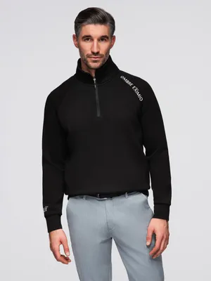 Imagen del producto de Sudadera para hombre OMBRE OM-SSZP-0211, color negro, talla XXL