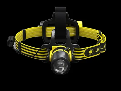 Obrázek produktu pro LED Lenser EXH8 - Stirnband-Taschenlampe - Schwarz - Gelb - IP68 - 180 lm - 120 m - 40 h