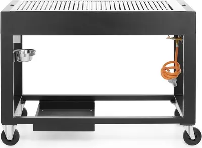 Produktbild von HENDI Gasgrill Tampa, Schwarz, 10kW, 1260x580x(H)900mm
