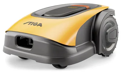 Obrázok produktu pre Stiga G 600 - akumulátorový robotický zastrihávač vlasov, s obvodovým káblom, 2,5 Ah batéria, 600 m2 strihacia plocha, 4 rotujúce nože