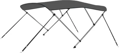 Obrázok produktu pre Strieška Bimini s 3 oblúkmi, antracitová 183x140x137 cm