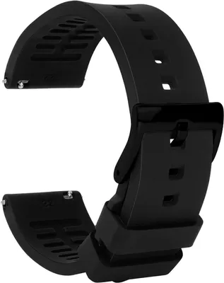 Obrázek produktu pro Silikonový řemínek na hodinky, 18 mm - 21 mm, vodotěsný, gumový, rychlé zapínání
