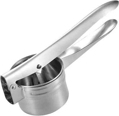 Productafbeelding van Ibenzoa® Roestvrijstalen aardappelpers - professionele handpers met ergonomische handgreep voor aardappel- en groentepuree, evenals fruitsappen, vaatwasmachinebestendig
