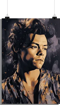 Produktbild von Musik Poster - Harry Styles Poster -Wanddekoration für echte Fans Poster - 51x71cm - Perfekt zum Einrahmen