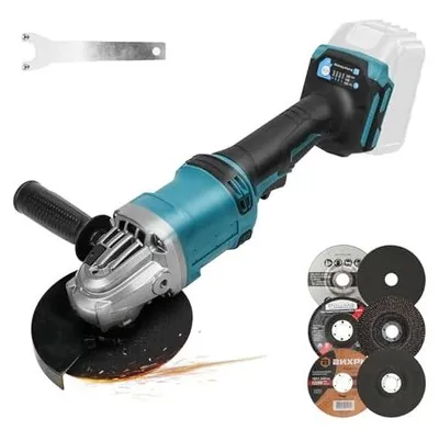 Zdjęcie produktu dla Szlifierka kątowa akumulatorowa bezszczotka 125MM do makita 18V