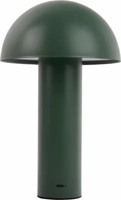 Produktbild von Leitmotiv - Tischleuchte Fuego - Grün - Ø15cm Tischlampe - Nachttischlampe, Wohnzimmer, Schlafzimmer