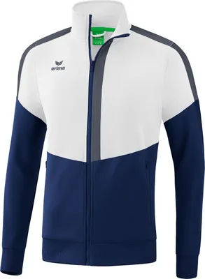 Produktbild von erima Squad Worker Jacke XXXL weiß/new navy/slate grey