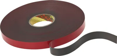 Produktbild von 3M doppelseitiges Klebeband VHB 4655 F, 1,5mm x 12mm x 33m dunkelgrau