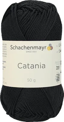 Produktbild von Schachenmayr Catania, 50g Schwarz Handstrickgarne