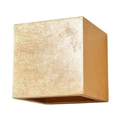 Produktbild von Lindby Wandleuchte Yade, 11 cm, goldfarben, Gips, G9