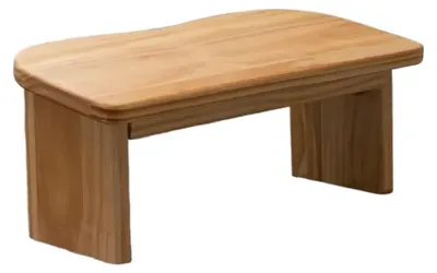 Image de Banc de méditation en bois pour une pratique confortable