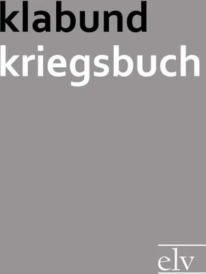 Produktbild von Kriegsbuch