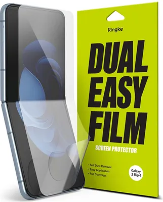 Produktbild von Ringke Dual Easy Film Full Cover Hydrogel-Bildschirmfolie fr Galaxy Z Flip4, 2 Stck