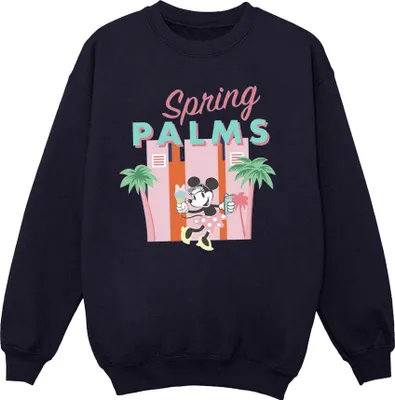Produktbild von Disney - "Spring Palms" Sweatshirt für Damen BI28702 (L) (Marineblau)