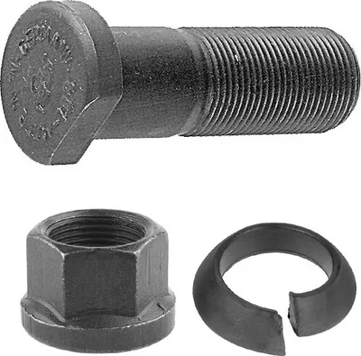 Produktbild von FEBI BILSTEIN Radbolzen 06281 Vorne Hinten passend für MERCEDES-BENZ ACTROS MP2 / MP3 22mm 71mm Stahl 34mm 0,221kg