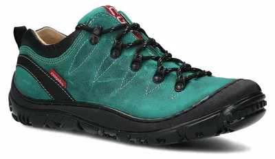 Produktbild von nagaba Wanderschuhe Damen Lederschuhe Trekkingschuhe Frauen, Smaragdgrün, 41