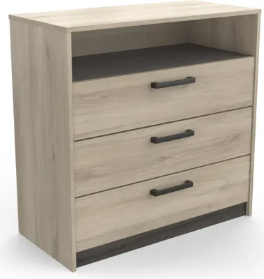 Produktbild von Schubkastenkommode >WATSON< in Kronberg Eiche - 82,8x81,1x39,5cm (BxHxT)