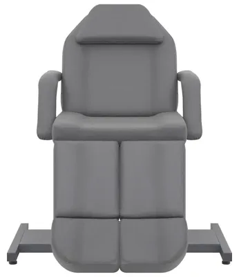 Image de vidaXL Chaise cosmétique similicuir gris 180x62x78 cm