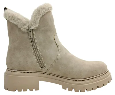 Imagen del producto de Zapatos de mujer Rieker, botas, color beige, para uso casual