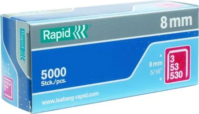 Obrázok produktu pre Sponky do sponkovača č. 53, 8 mm, pozinkované, balenie = 35 x 5000 ks