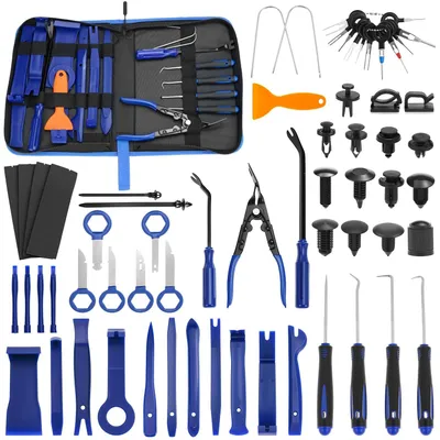 Image de Kit d'outils de 330 pièces pour le démontage de véhicules, idéal pour les travaux intérieurs
