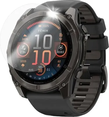 Produktbild von 2x Gehärtetes Glas für Garmin Fenix 8 51mm, FIXED Smartwatch Tempered Glass
