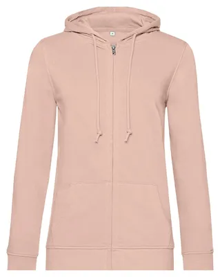 Imagen del producto de B&C - Sudadera con cremallera completa para mujer, modelo LT5872 (Talla L) (Rosa claro)
