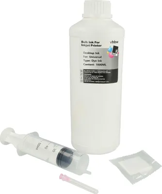 Produktbild von vhbw Nachfülltinte kompatibel mit Brother Drucker - Refilltinte Dye Schwarz, 1000ml