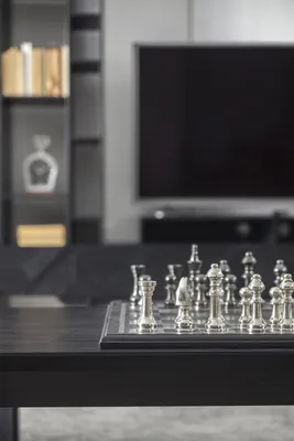 Produktbild von Schwarzer Holztisch Wohnzimmer Tische Moderner Tisch Sofatisch Wohnzimmer