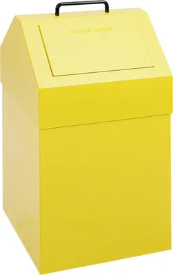 Immagine prodotto di Contenitore fisso per il riciclaggio da 45 litri, di colore giallo