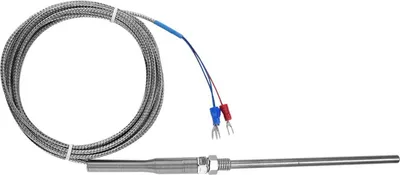 Image de Filetage M8 PT100 Thermocouple à résistance de platine Câble de sonde de température de 100 mm 0-400 °C (3 m)