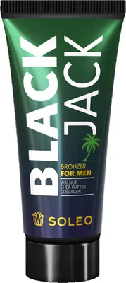 Obrázek produktu pro Bronzer pro Muže SOLEO BASIC BLACK JACK 150ml - Intenzivní Bronzová Pokožka & Péče
